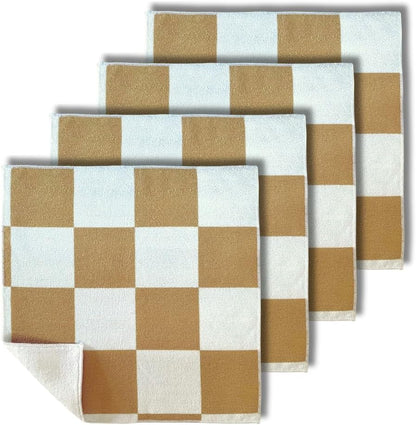 Signature Checkered Microfiber Cloths