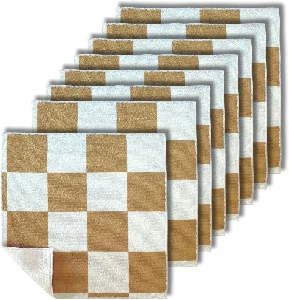 Signature Checkered Microfiber Cloths