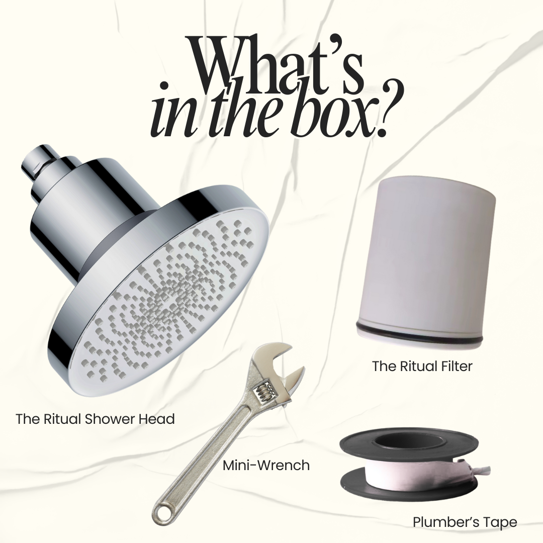 THE RITUAL FILTERED SHOWERHEAD