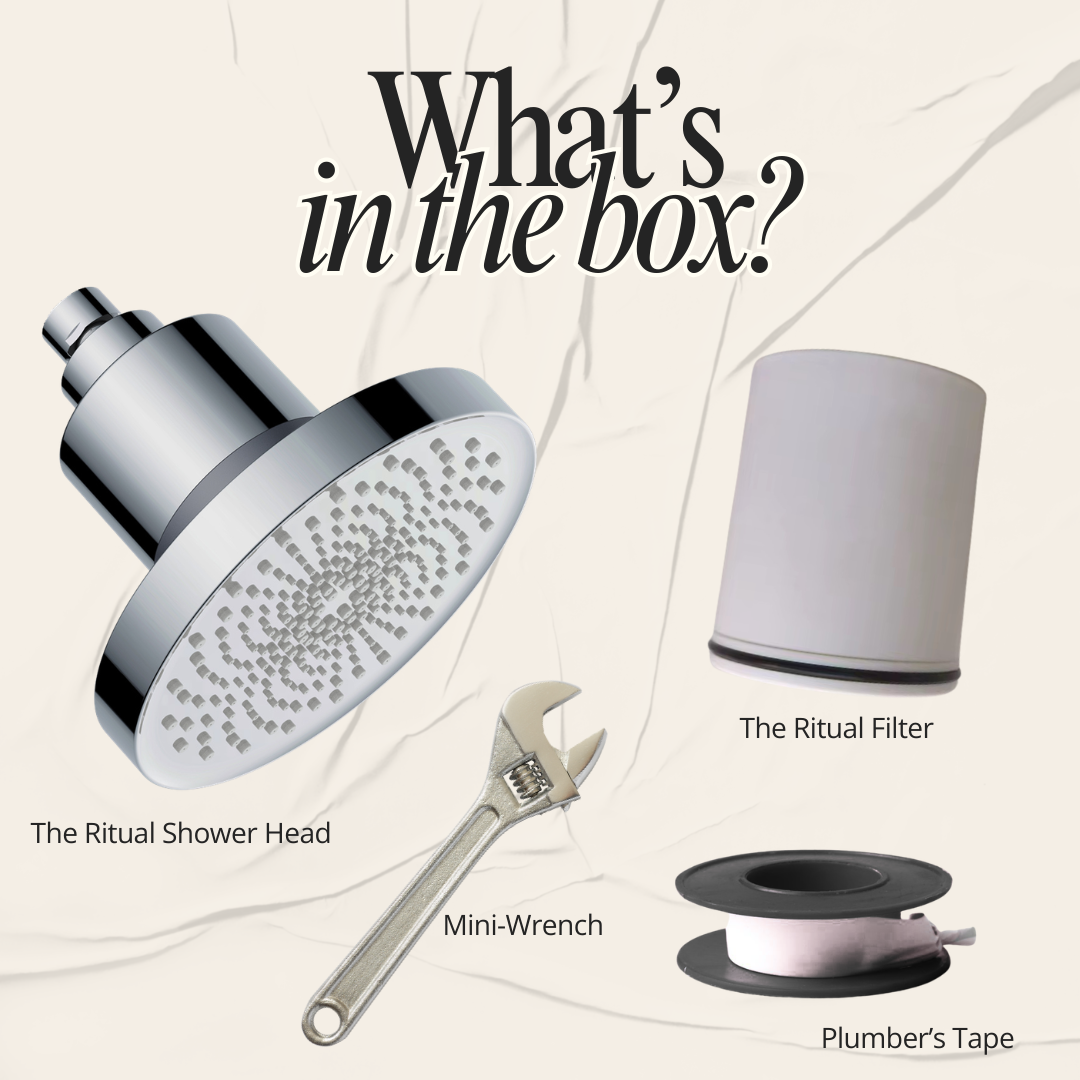 THE RITUAL FILTERED SHOWERHEAD