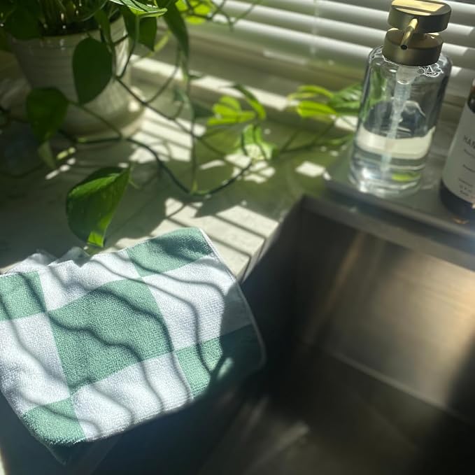 Signature Checkered Microfiber Cloths
