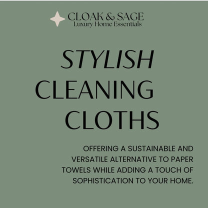 Signature Checkered Microfiber Cloths